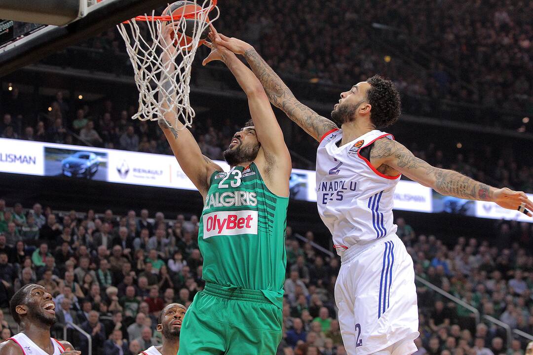 Eurolyga: „Žalgiris“ – „Anadolu“ 68:76