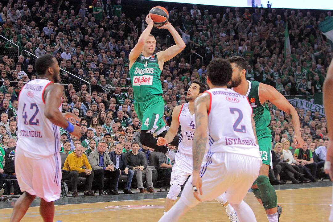 Eurolyga: „Žalgiris“ – „Anadolu“ 68:76