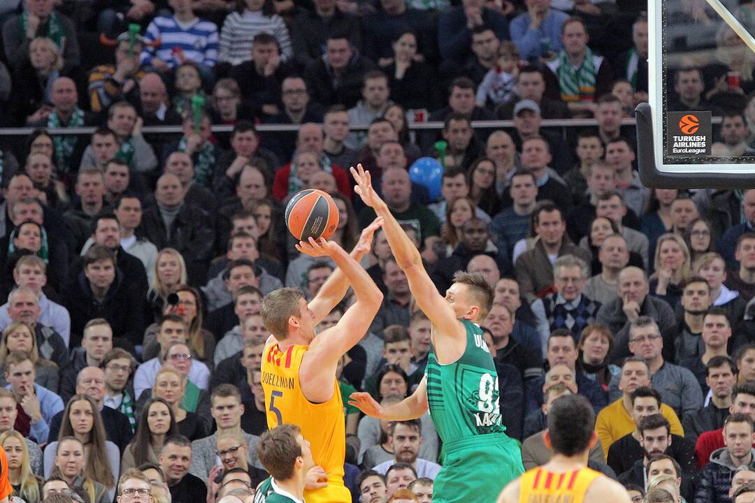 Eurolyga: „Žalgiris“ – FC „Barcelona“ 89:85
