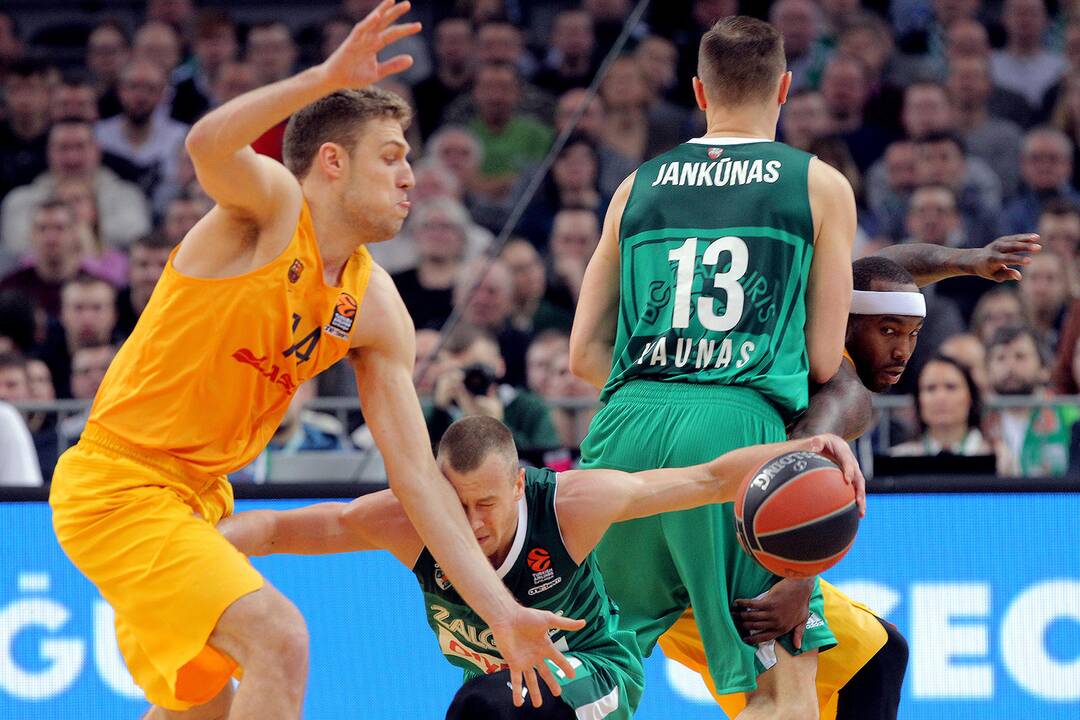 Eurolyga: „Žalgiris“ – FC „Barcelona“ 89:85