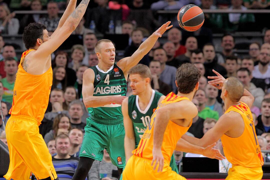 Eurolyga: „Žalgiris“ – FC „Barcelona“ 89:85