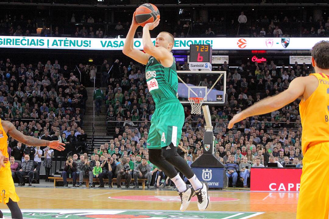 Eurolyga: „Žalgiris“ – FC „Barcelona“ 89:85
