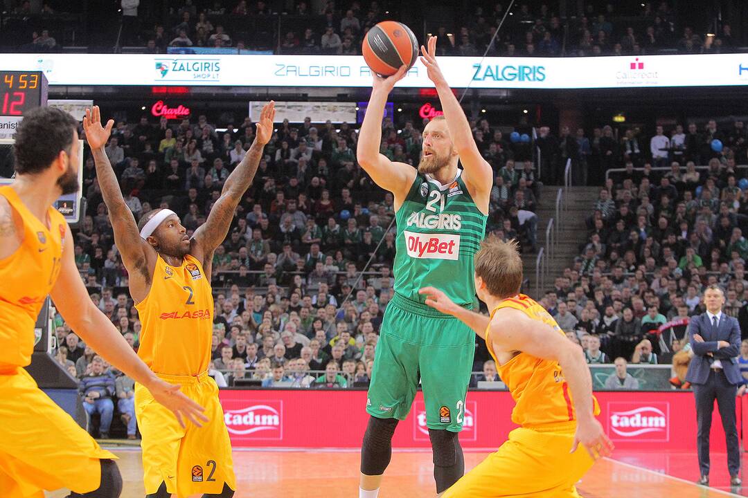 Eurolyga: „Žalgiris“ – FC „Barcelona“ 89:85