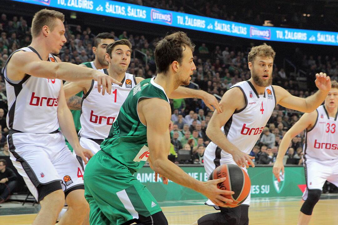 Eurolyga: „Žalgiris“ – „Brose Bamberg“ 86:72