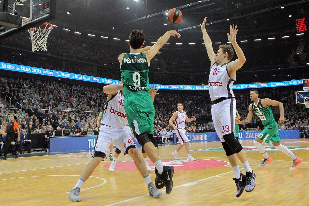 Eurolyga: „Žalgiris“ – „Brose Bamberg“ 86:72