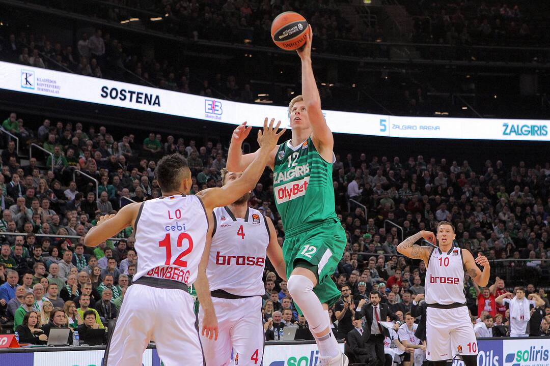 Eurolyga: „Žalgiris“ – „Brose Bamberg“ 86:72