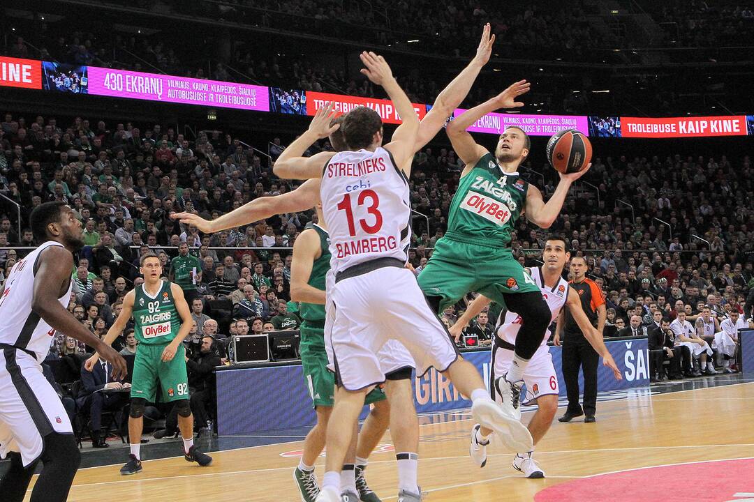 Eurolyga: „Žalgiris“ – „Brose Bamberg“ 86:72