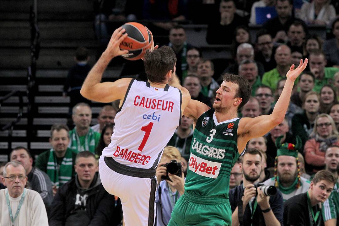 Eurolyga: „Žalgiris“ – „Brose Bamberg“ 86:72