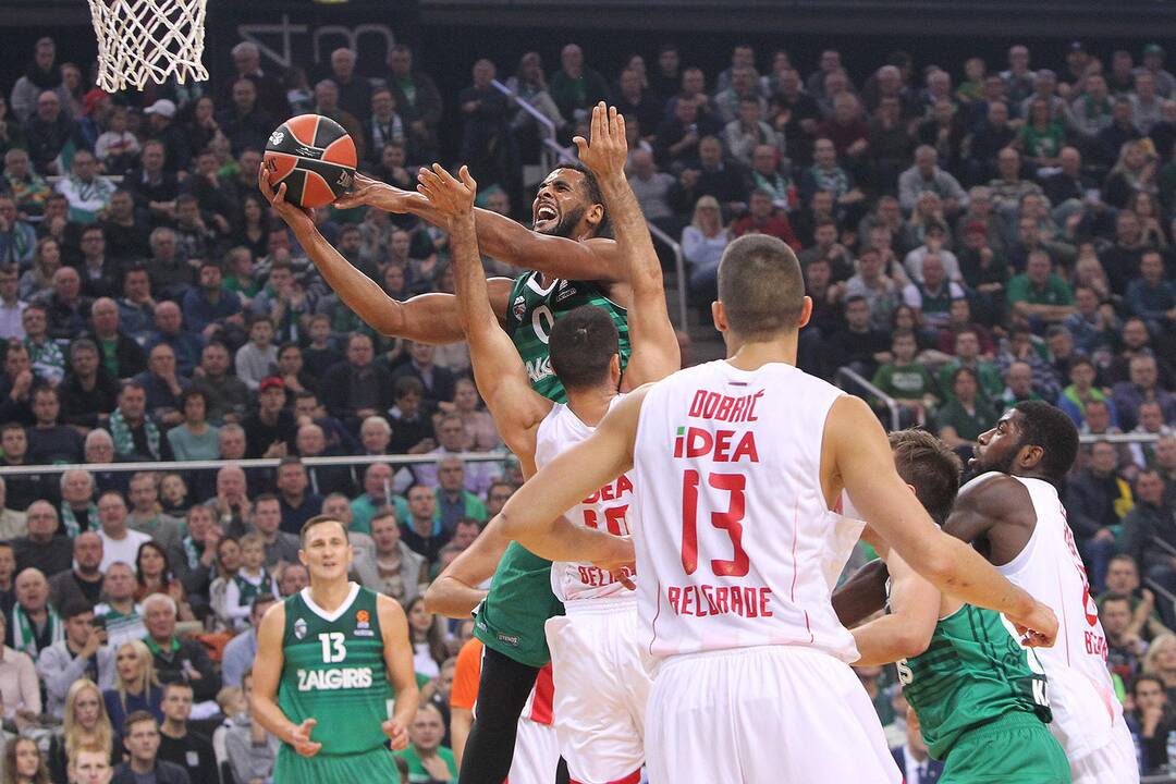 Eurolyga: „Žalgiris“ – „Crvena zvezda“ 78:76