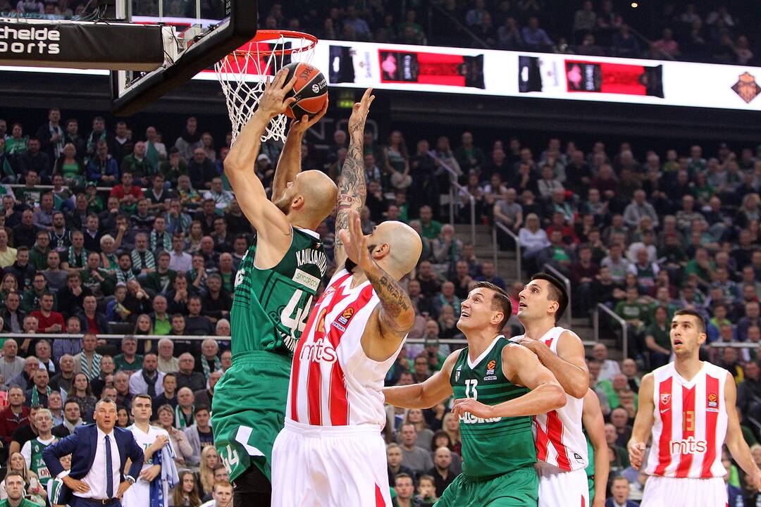 Eurolyga: „Žalgiris“ – „Crvena zvezda“ 78:76