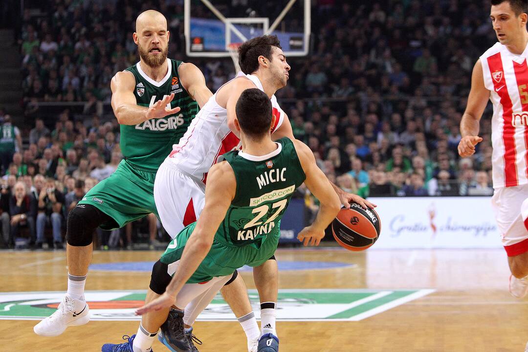 Eurolyga: „Žalgiris“ – „Crvena zvezda“ 78:76