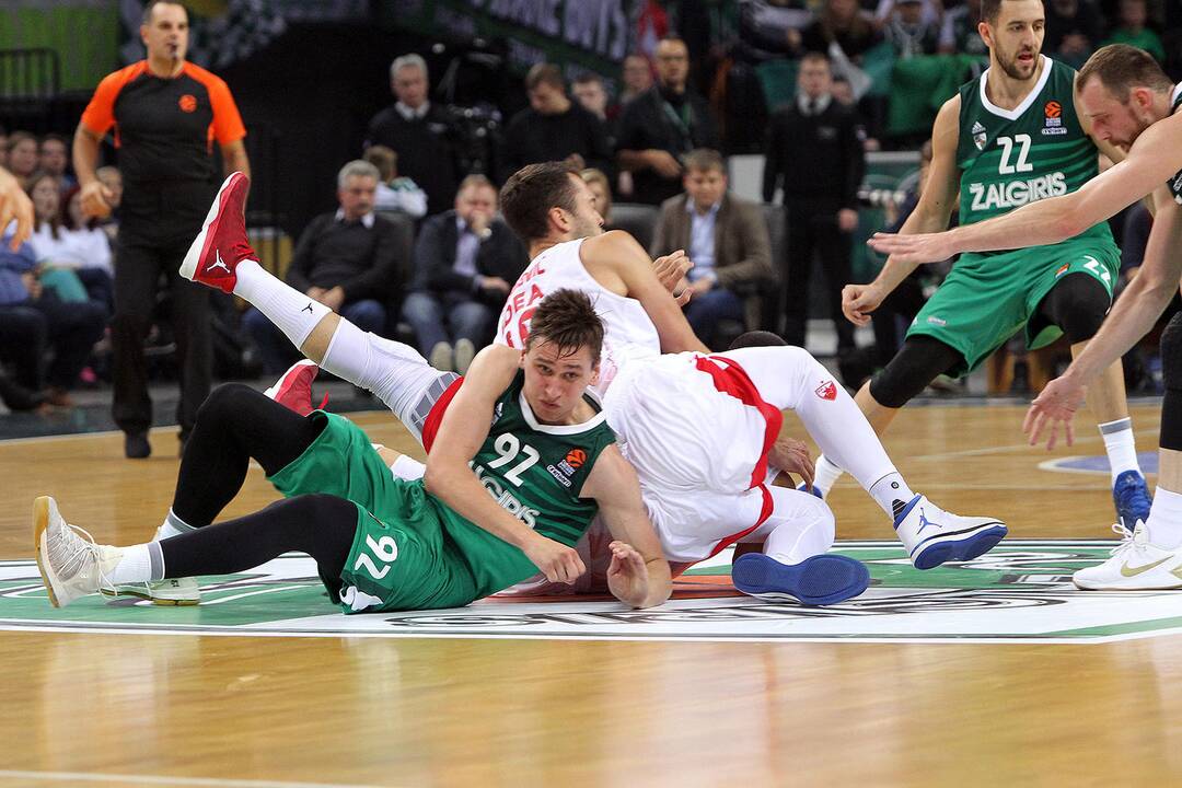 Eurolyga: „Žalgiris“ – „Crvena zvezda“ 78:76