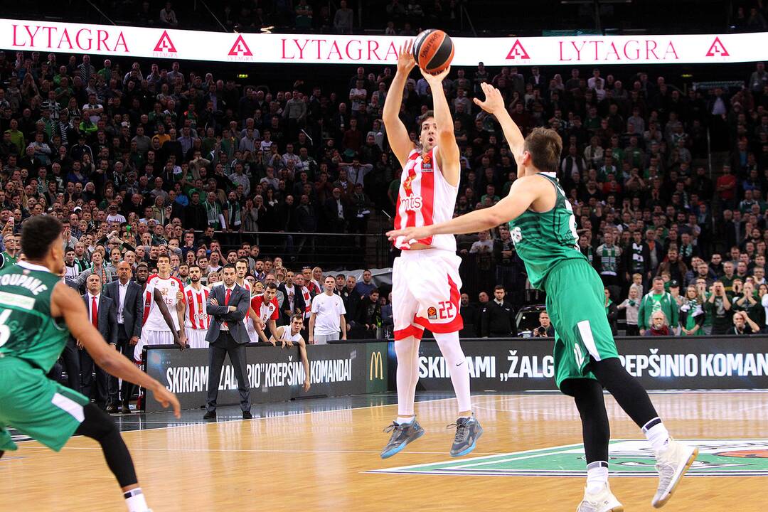Eurolyga: „Žalgiris“ – „Crvena zvezda“ 78:76