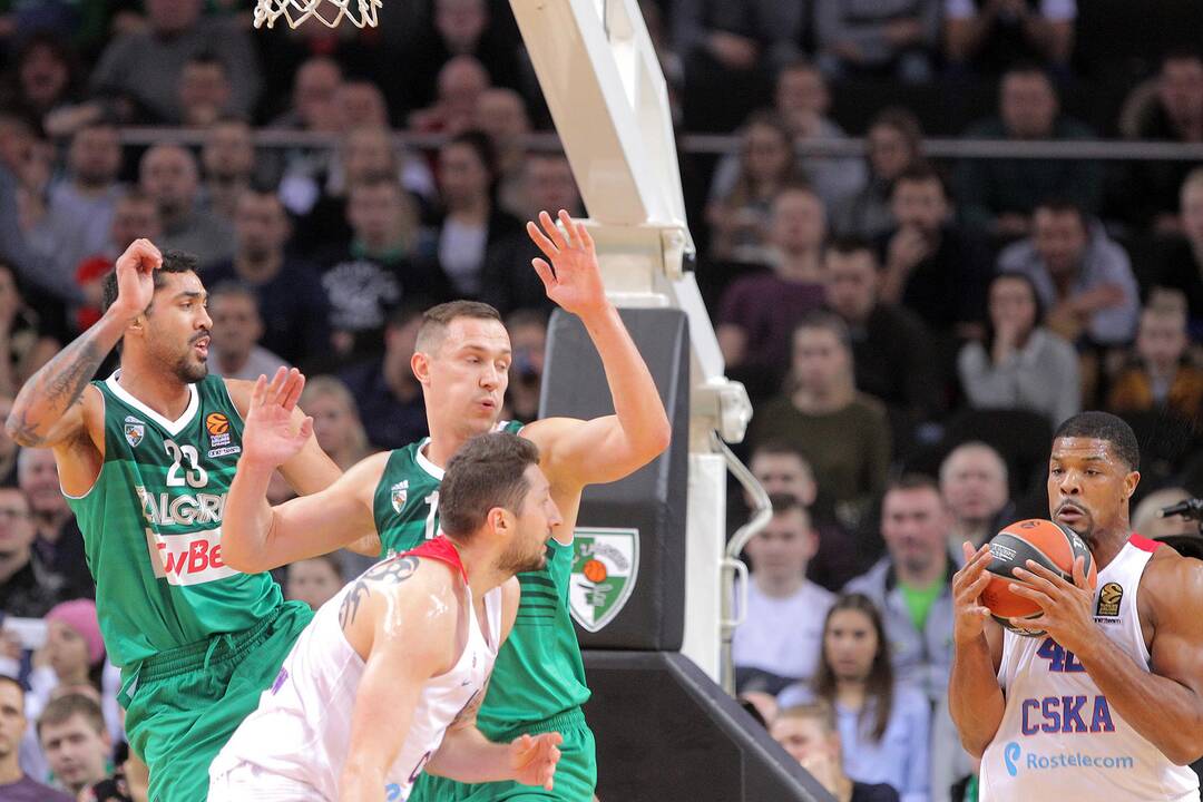 Eurolyga: „Žalgiris“ – Maskvos CSKA 79:74