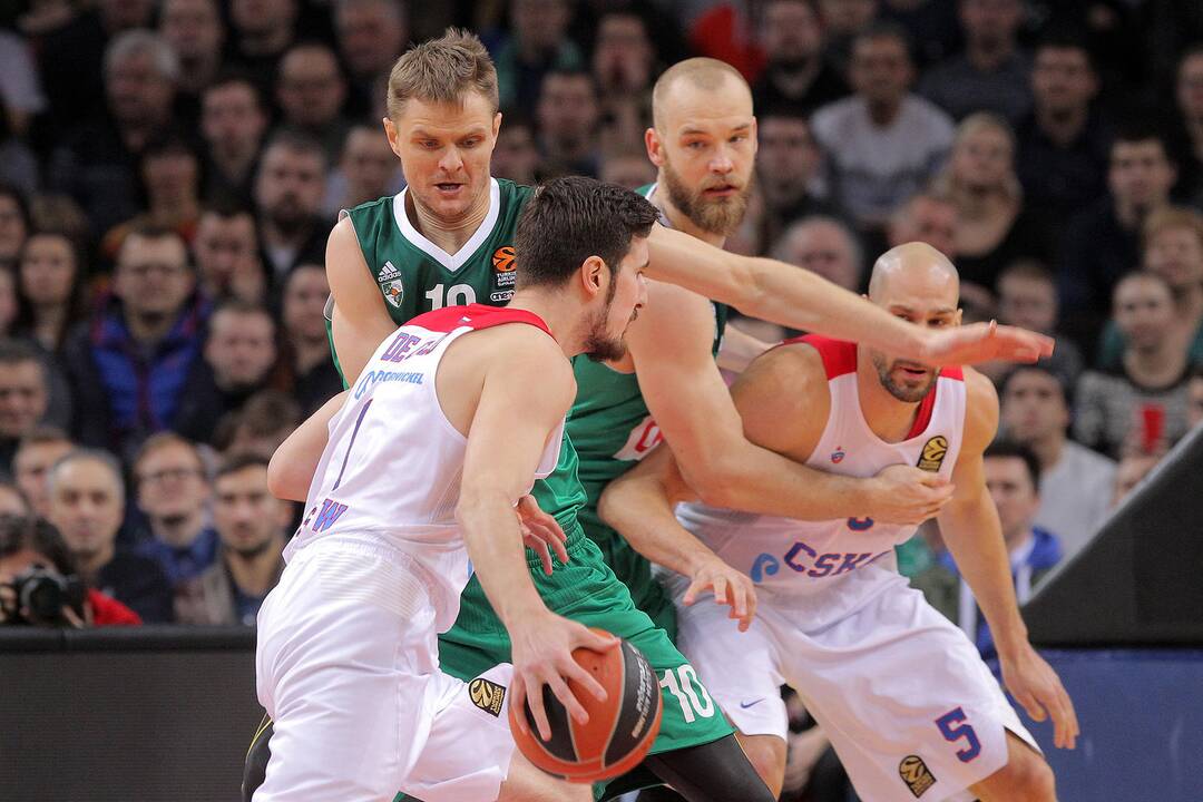 Eurolyga: „Žalgiris“ – Maskvos CSKA 79:74