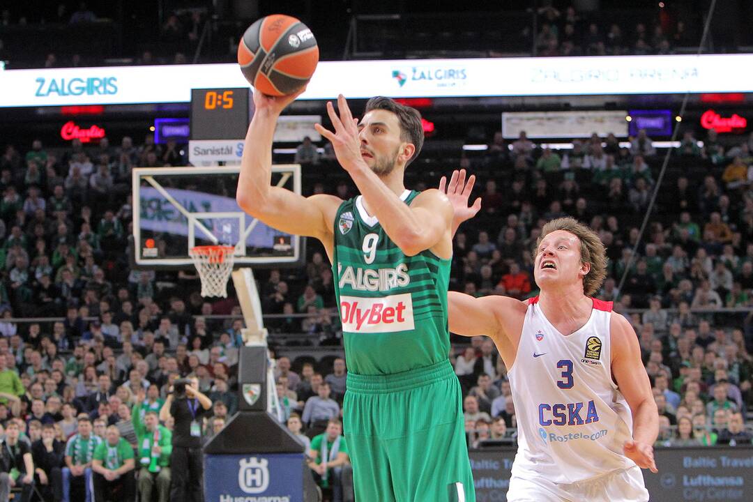 Eurolyga: „Žalgiris“ – Maskvos CSKA 79:74