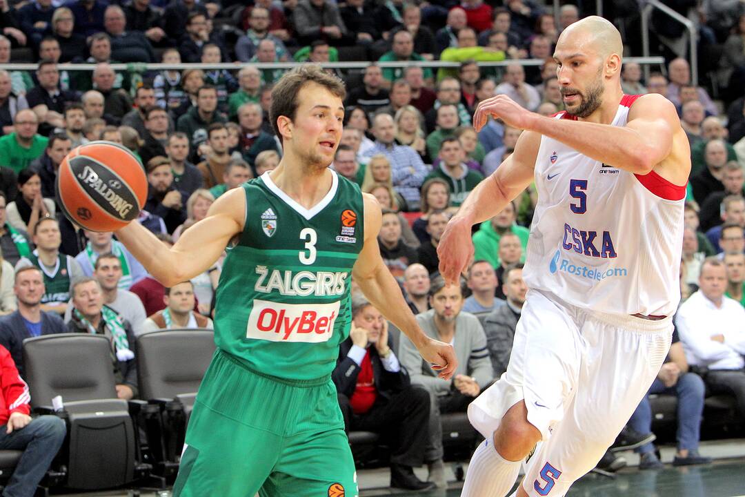 Eurolyga: „Žalgiris“ – Maskvos CSKA 79:74
