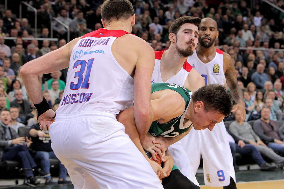Eurolyga: „Žalgiris“ – Maskvos CSKA 79:74