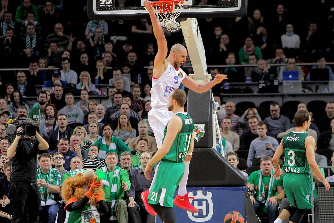 Eurolyga: „Žalgiris“ – Maskvos CSKA 79:74