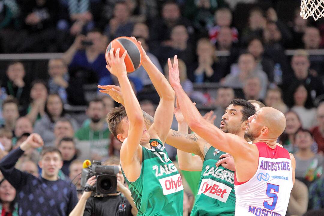 Eurolyga: „Žalgiris“ – Maskvos CSKA 79:74