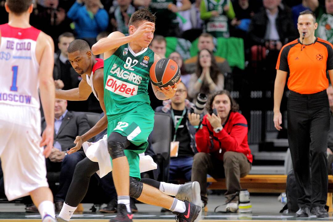 Eurolyga: „Žalgiris“ – Maskvos CSKA 79:74