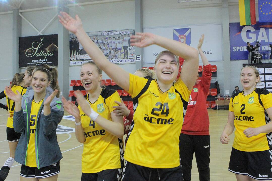 LRF taurės finalas: „Žalgiris“ – „Garliava“ 32:30