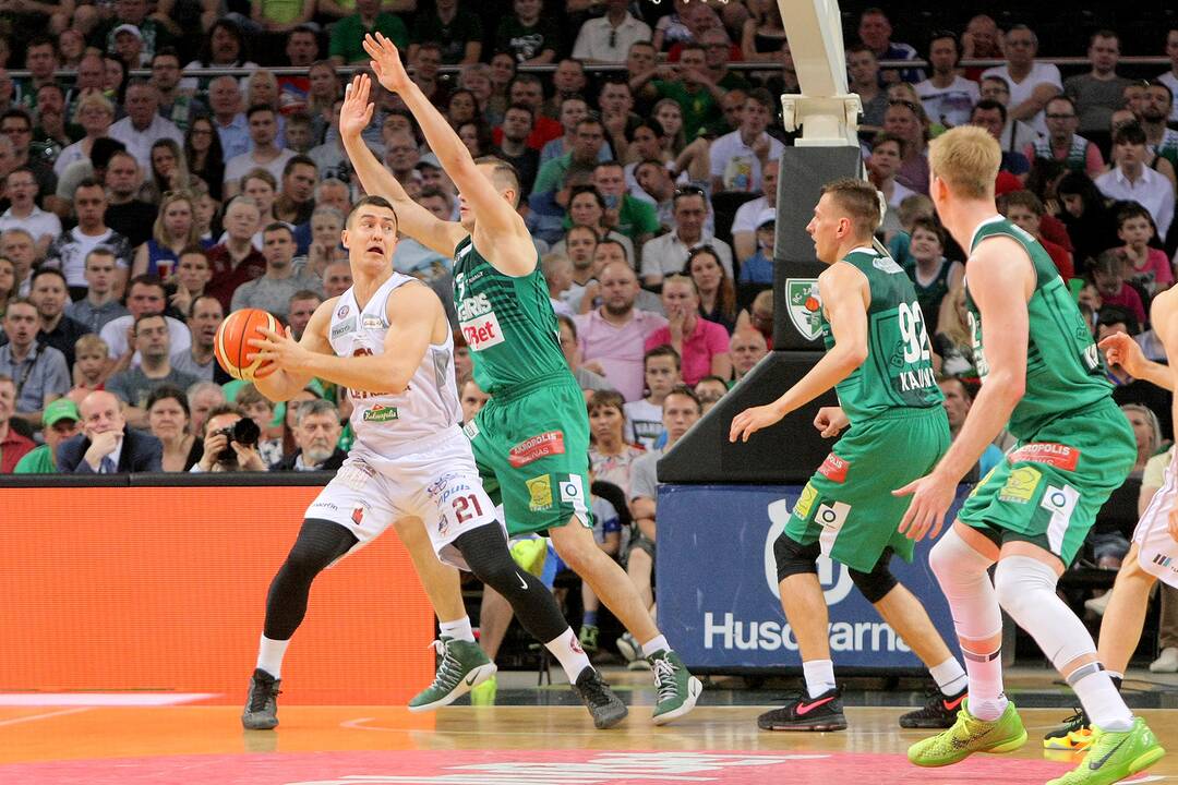 LKL finalas: „Žalgiris“ – „Lietkabelis“ 73:67