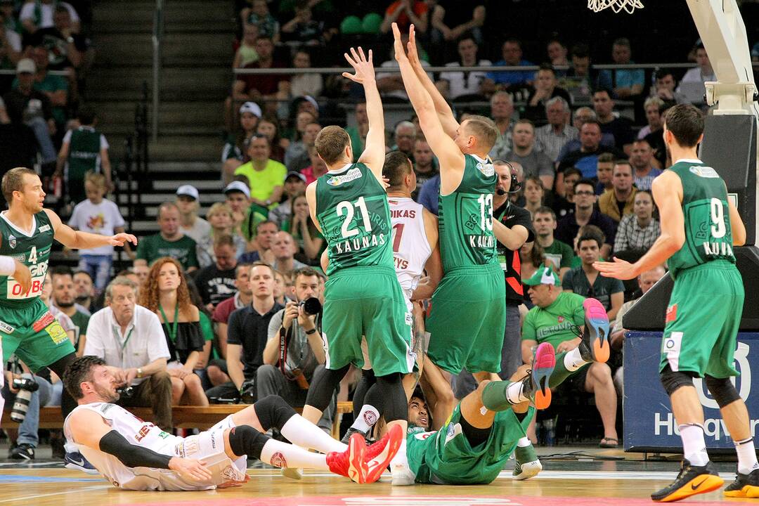 LKL finalas: „Žalgiris“ – „Lietkabelis“ 73:67