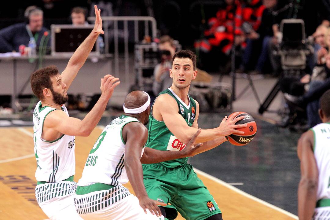 Eurolyga: „Žalgiris“ – „Panathinaikos“ 64:58