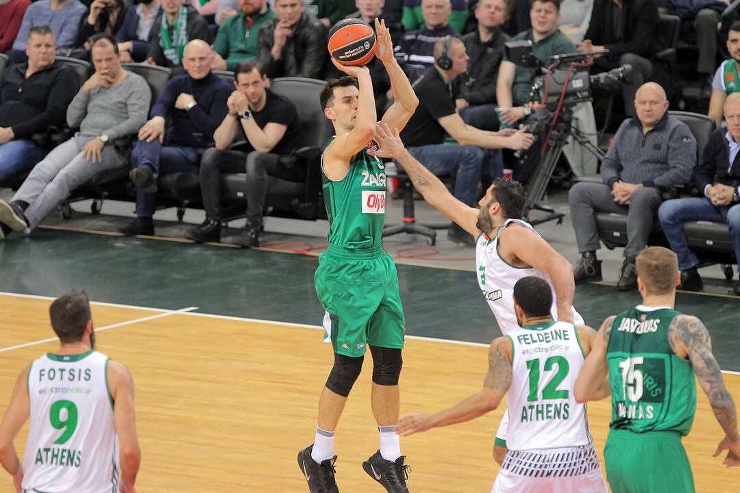Eurolyga: „Žalgiris“ – „Panathinaikos“ 64:58