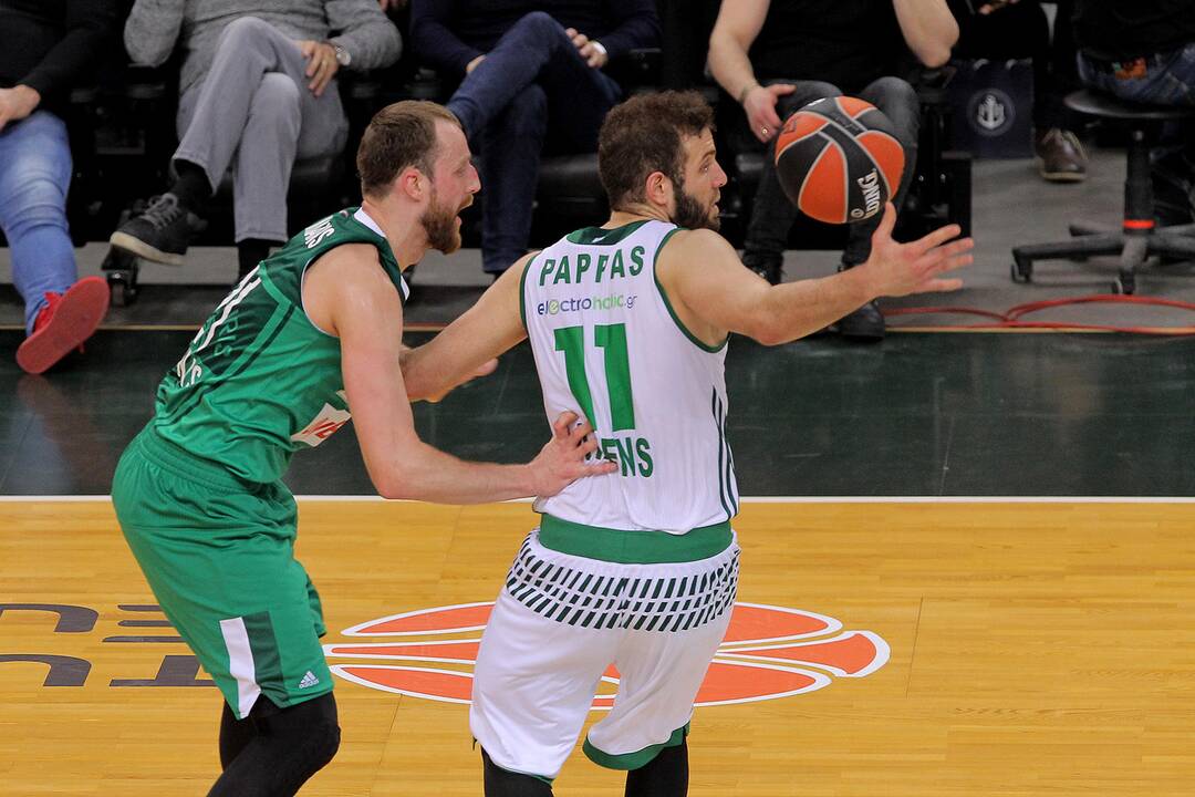 Eurolyga: „Žalgiris“ – „Panathinaikos“ 64:58