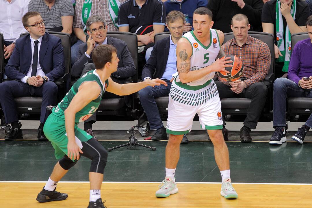 Eurolyga: „Žalgiris“ – „Panathinaikos“ 64:58