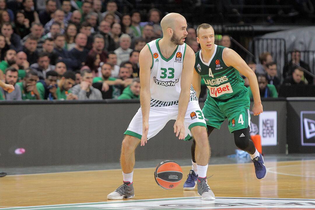 Eurolyga: „Žalgiris“ – „Panathinaikos“ 64:58