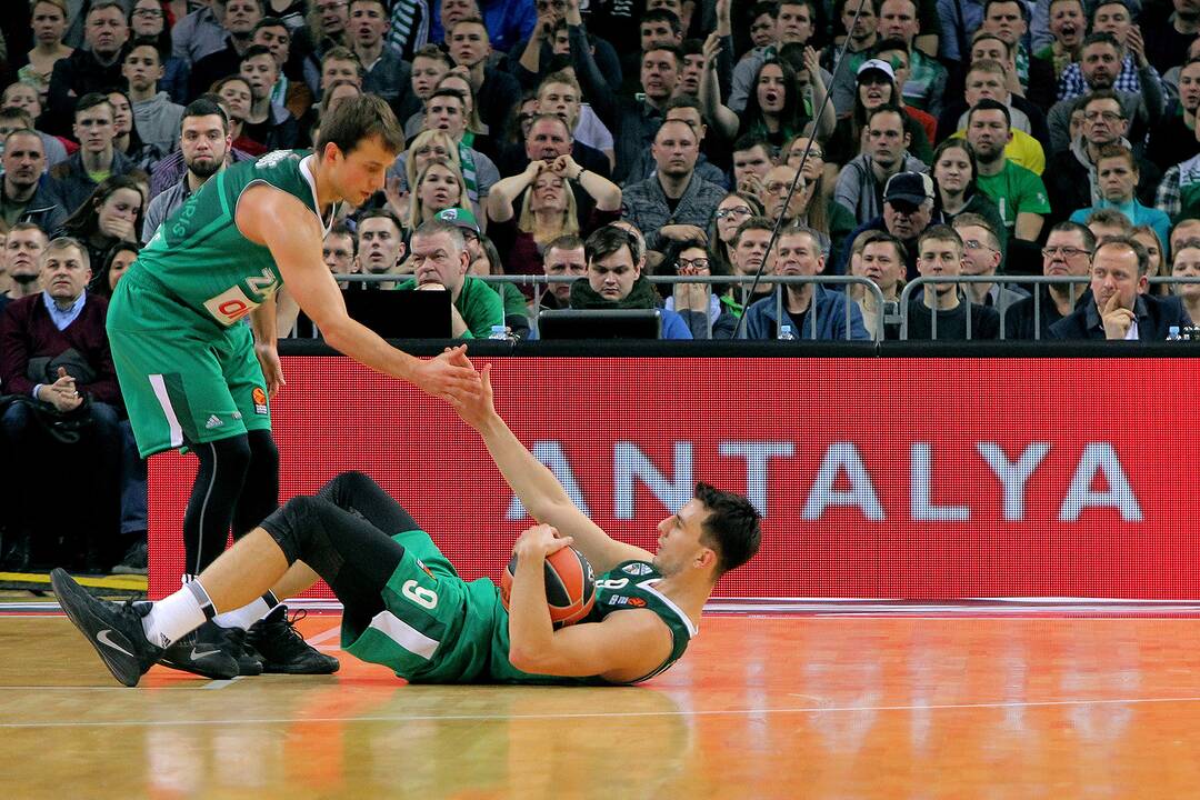 Eurolyga: „Žalgiris“ – „Panathinaikos“ 64:58