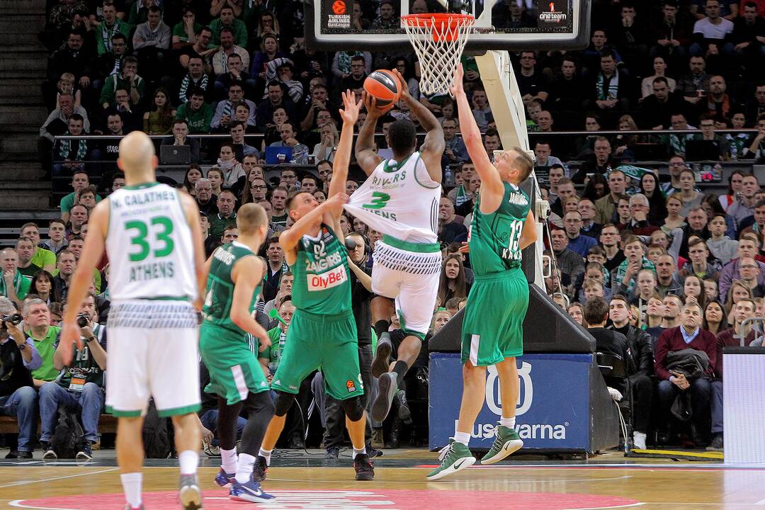 Eurolyga: „Žalgiris“ – „Panathinaikos“ 64:58