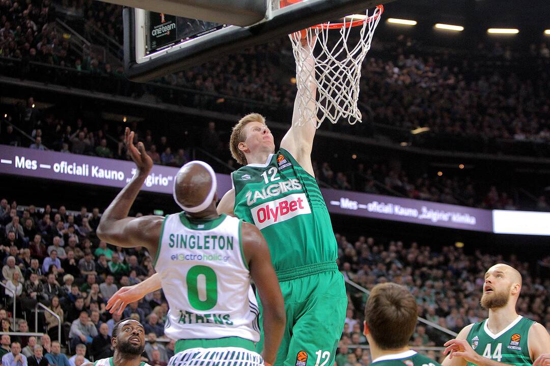 Eurolyga: „Žalgiris“ – „Panathinaikos“ 64:58