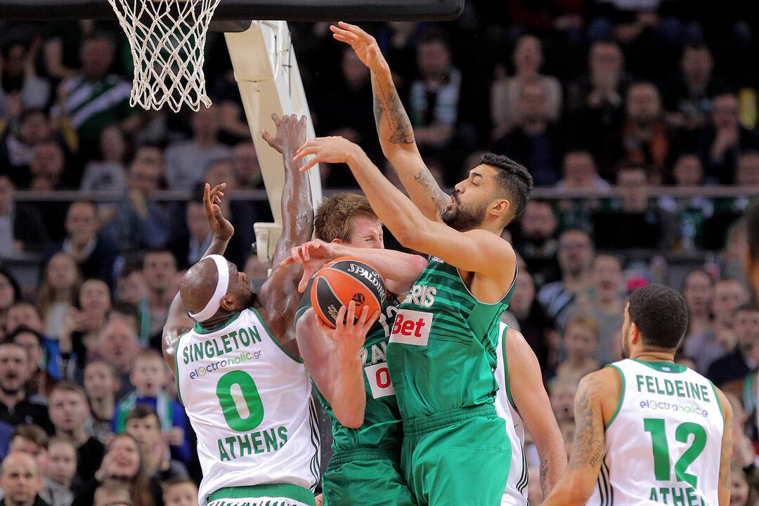 Eurolyga: „Žalgiris“ – „Panathinaikos“ 64:58