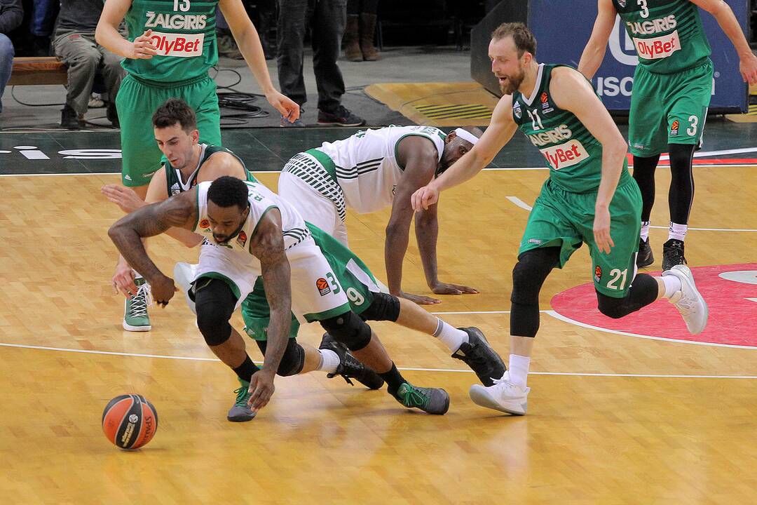 Eurolyga: „Žalgiris“ – „Panathinaikos“ 64:58