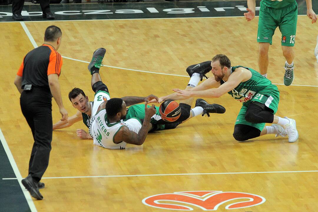 Eurolyga: „Žalgiris“ – „Panathinaikos“ 64:58