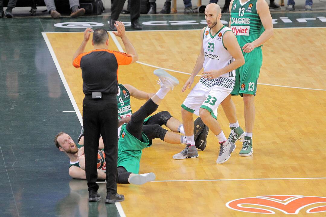 Eurolyga: „Žalgiris“ – „Panathinaikos“ 64:58