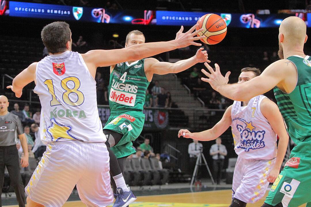 LKL: „Žalgiris“ – „Pieno žvaigždės“ 94:70