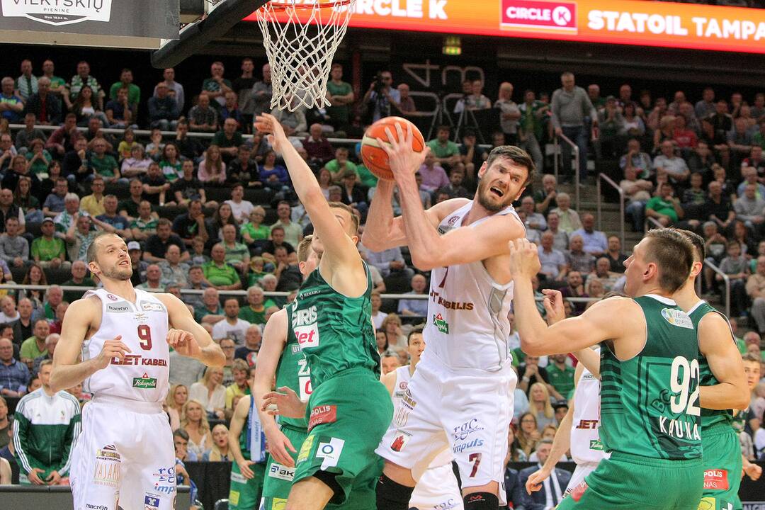 LKL finalas: „Žalgiris“ – „Lietkabelis“ 73:68
