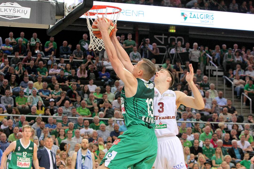 LKL finalas: „Žalgiris“ – „Lietkabelis“ 73:68