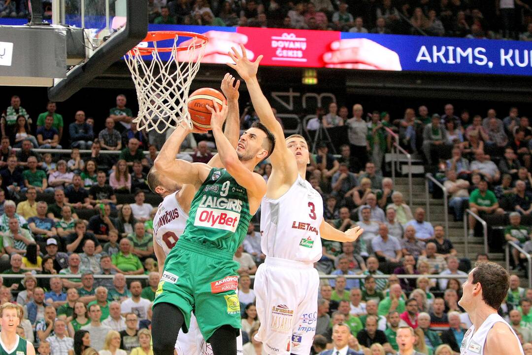 LKL finalas: „Žalgiris“ – „Lietkabelis“ 73:68