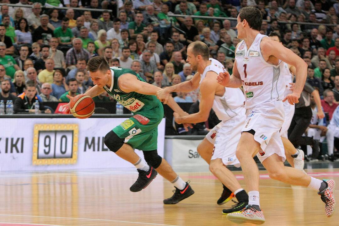 LKL finalas: „Žalgiris“ – „Lietkabelis“ 73:68