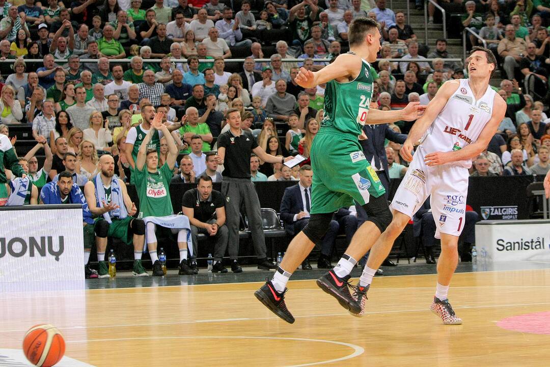 LKL finalas: „Žalgiris“ – „Lietkabelis“ 73:68