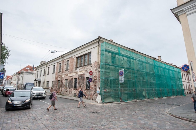 Restauruojamas vienas seniausių pastatų Kaune
