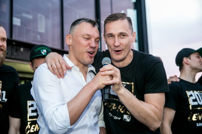 Vaizdo klipe – raginimas Š. Jasikevičiui likti „Žalgiryje“