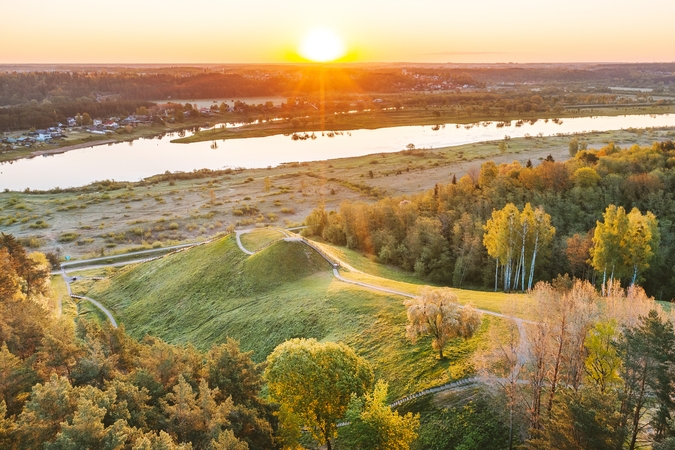 Dominuoja: Kauno rajono nerūkymo zonų žemėlapyje – daugiausia piliakalnių.