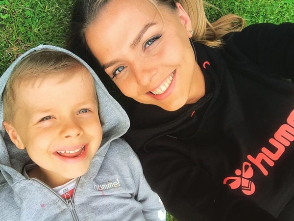 Vaida Skaisgirė su sūnumi Atu